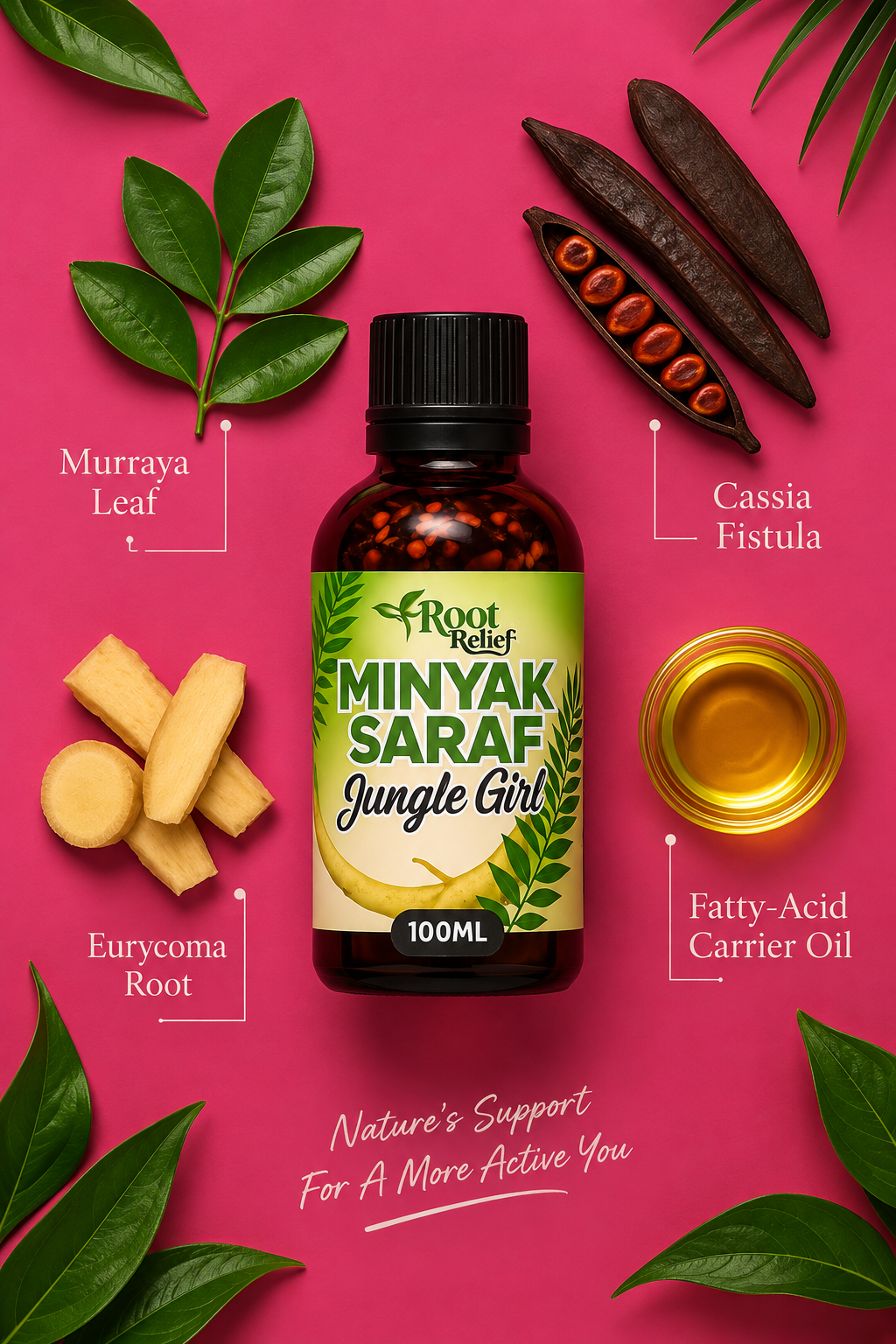 Pain Relief Herbal Oil